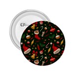 Texture, Pattern, Red, Craciun, Christmas, Hat, Santa, Green 2.25  Buttons