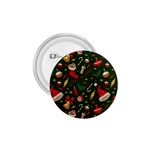 Texture, Pattern, Red, Craciun, Christmas, Hat, Santa, Green 1.75  Buttons