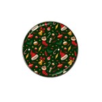 Texture, Pattern, Red, Craciun, Christmas, Hat, Santa, Green Hat Clip Ball Marker