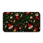 Texture, Pattern, Red, Craciun, Christmas, Hat, Santa, Green Medium Bar Mat