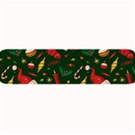 Texture, Pattern, Red, Craciun, Christmas, Hat, Santa, Green Large Bar Mat