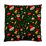 Texture, Pattern, Red, Craciun, Christmas, Hat, Santa, Green Standard Cushion Case (One Side)