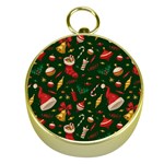 Texture, Pattern, Red, Craciun, Christmas, Hat, Santa, Green Gold Compasses