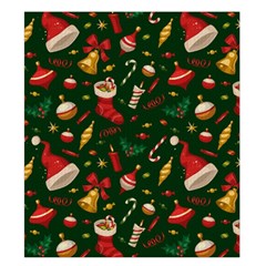 Texture, Pattern, Red, Craciun, Christmas, Hat, Santa, Green Duvet Cover Double Side (King Size) from ArtsNow.com Front