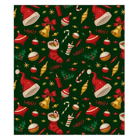 Texture, Pattern, Red, Craciun, Christmas, Hat, Santa, Green Duvet Cover Double Side (California King Size) from ArtsNow.com Back