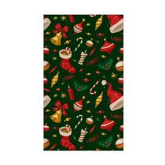 Texture, Pattern, Red, Craciun, Christmas, Hat, Santa, Green Duvet Cover Double Side (Single Size) from ArtsNow.com Front