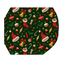 Texture, Pattern, Red, Craciun, Christmas, Hat, Santa, Green Belt Pouch Bag (Large) from ArtsNow.com Tape