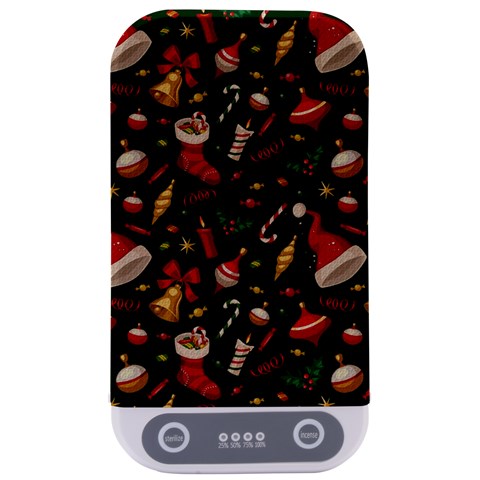 Texture, Pattern, Red, Craciun, Christmas, Hat, Santa, Green Sterilizers from ArtsNow.com Front