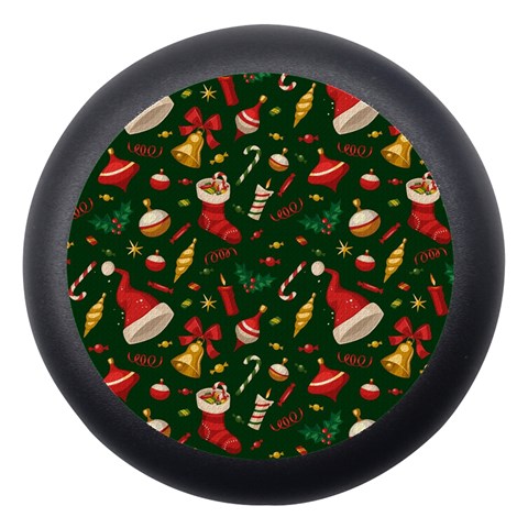 Texture, Pattern, Red, Craciun, Christmas, Hat, Santa, Green Dento Box with Mirror from ArtsNow.com Front