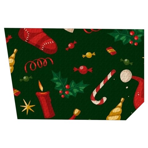 Texture, Pattern, Red, Craciun, Christmas, Hat, Santa, Green Men s Side Zip Front Pouch Ski And Snowboard Bib Pants	 from ArtsNow.com Loop Left