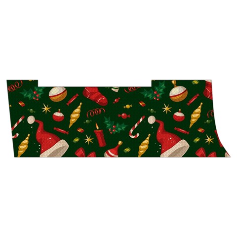 Texture, Pattern, Red, Craciun, Christmas, Hat, Santa, Green Men s Side Zip Front Pouch Ski And Snowboard Bib Pants	 from ArtsNow.com Waistband Right