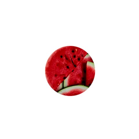 Watermelon, Fruit, Green, Red 1  Mini Buttons from ArtsNow.com Front