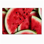 Watermelon, Fruit, Green, Red Postcard 4 x 6  (Pkg of 10)