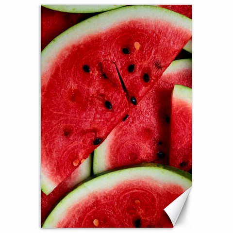 Watermelon, Fruit, Green, Red Canvas 20  x 30  from ArtsNow.com 19.62 x28.9  Canvas - 1