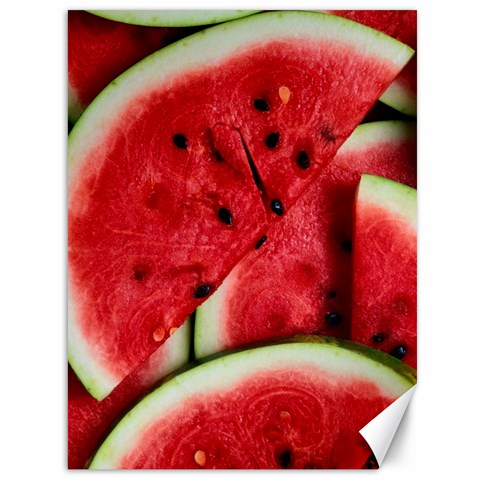 Watermelon, Fruit, Green, Red Canvas 36  x 48  from ArtsNow.com 35.26 x46.15  Canvas - 1