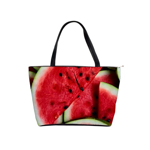 Watermelon, Fruit, Green, Red Classic Shoulder Handbag from ArtsNow.com Front