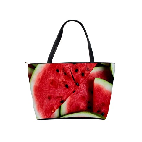 Watermelon, Fruit, Green, Red Classic Shoulder Handbag from ArtsNow.com Back