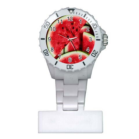 Watermelon, Fruit, Green, Red Plastic Nurses Watch from ArtsNow.com Front