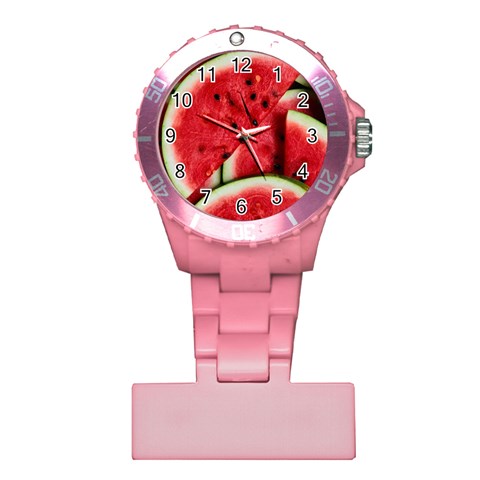 Watermelon, Fruit, Green, Red Plastic Nurses Watch from ArtsNow.com Front