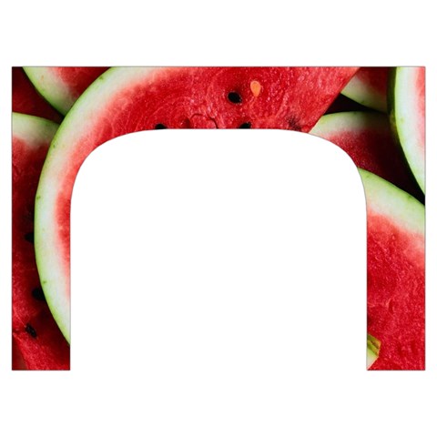 Watermelon, Fruit, Green, Red Toiletries Pouch from ArtsNow.com Front