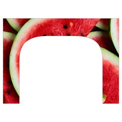 Watermelon, Fruit, Green, Red Toiletries Pouch from ArtsNow.com Front