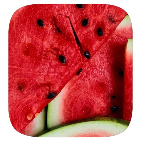 Watermelon, Fruit, Green, Red Toiletries Pouch from ArtsNow.com Side Left