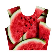 Watermelon, Fruit, Green, Red Cotton Crop Top from ArtsNow.com Front