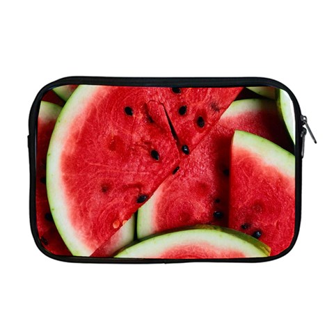 Watermelon, Fruit, Green, Red Apple MacBook Pro 17  Zipper Case from ArtsNow.com Front