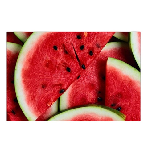 Watermelon, Fruit, Green, Red Belt Pouch Bag (Large) from ArtsNow.com Loop