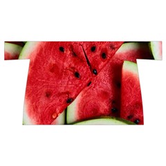 Watermelon, Fruit, Green, Red Wristlet Pouch Bag (Small) from ArtsNow.com Front