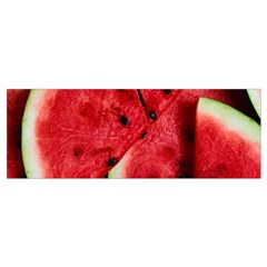 Watermelon, Fruit, Green, Red Wristlet Pouch Bag (Small) from ArtsNow.com Bottom