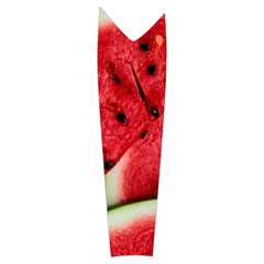 Watermelon, Fruit, Green, Red Women s Long Sleeve Raglan T Left Sleeve Side