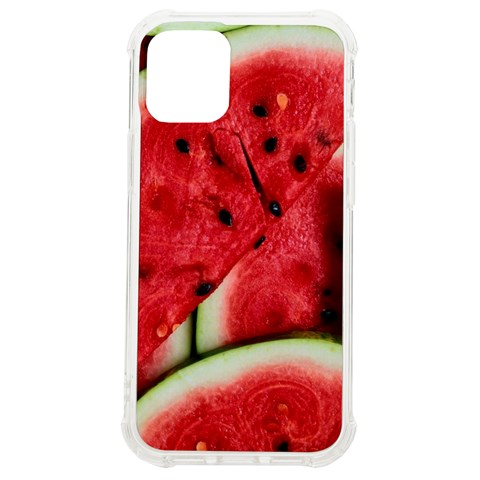 Watermelon, Fruit, Green, Red iPhone 12 mini TPU UV Print Case	 from ArtsNow.com Front