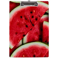 Watermelon, Fruit, Green, Red A4 Acrylic Clipboard from ArtsNow.com Front