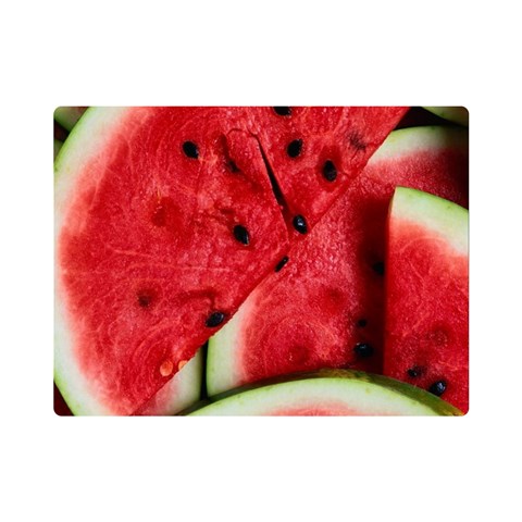 Watermelon, Fruit, Green, Red Premium Plush Fleece Blanket (Mini) from ArtsNow.com 35 x27  Blanket Front