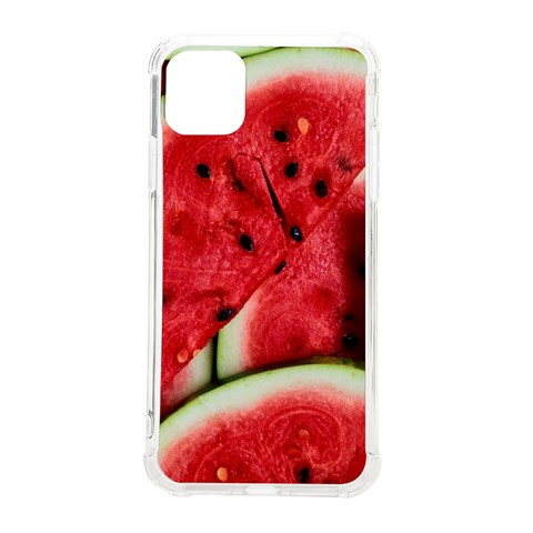 Watermelon, Fruit, Green, Red iPhone 11 Pro Max 6.5 Inch TPU UV Print Case from ArtsNow.com Front