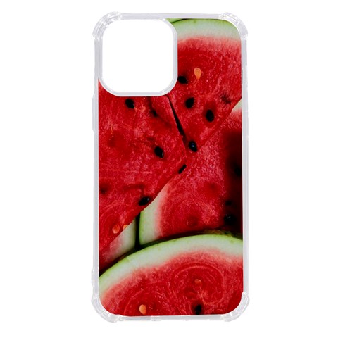 Watermelon, Fruit, Green, Red iPhone 13 Pro Max TPU UV Print Case from ArtsNow.com Front