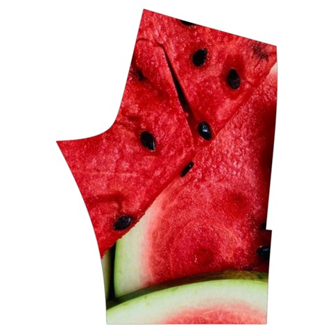 Watermelon, Fruit, Green, Red Men s Side Zip Front Pouch Ski And Snowboard Bib Pants	 from ArtsNow.com Back Right