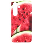 Watermelon, Fruit, Green, Red Samsung Galaxy S24 6.2 Inch Black TPU UV Case