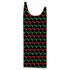 Geometric Abstract Pattern Line Kids  Stylish Hooded Puffer Vest from ArtsNow.com Front Left Side