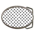 Fly Phot Motif Seamless Black And White Pattern Belt Buckles