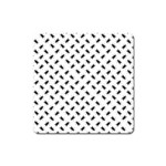 Fly Phot Motif Seamless Black And White Pattern Square Magnet