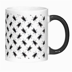 Fly Phot Motif Seamless Black And White Pattern Morph Mug from ArtsNow.com Right