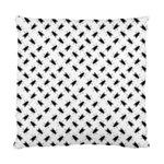 Fly Phot Motif Seamless Black And White Pattern Standard Cushion Case (One Side)