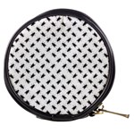 Fly Phot Motif Seamless Black And White Pattern Mini Makeup Bag