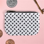 Fly Phot Motif Seamless Black And White Pattern Mini Coin Purse