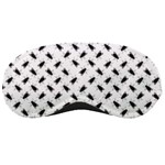 Fly Phot Motif Seamless Black And White Pattern Sleep Mask