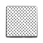 Fly Phot Motif Seamless Black And White Pattern Memory Card Reader (Square 5 Slot)