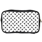 Fly Phot Motif Seamless Black And White Pattern Toiletries Bag (Two Sides)