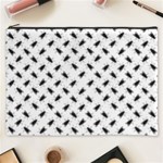 Fly Phot Motif Seamless Black And White Pattern Cosmetic Bag (XXXL)